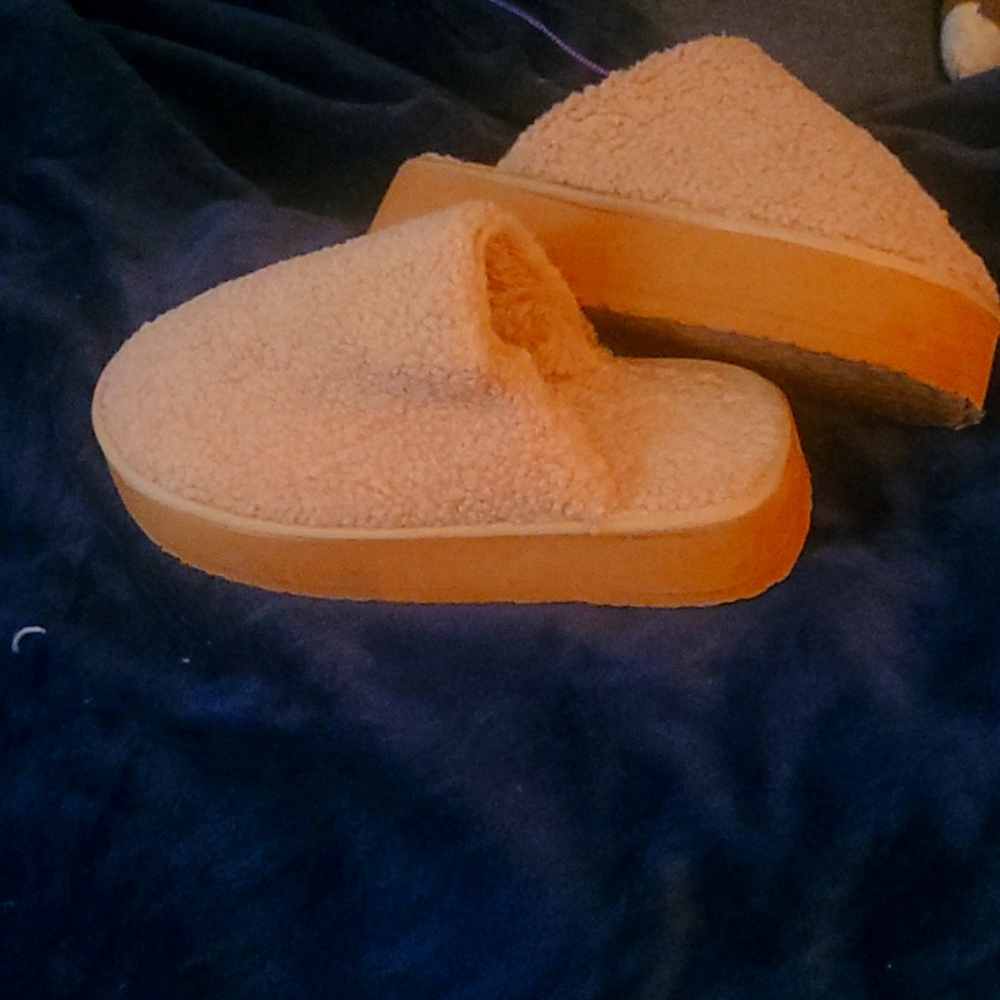 Faux shearling mules 9